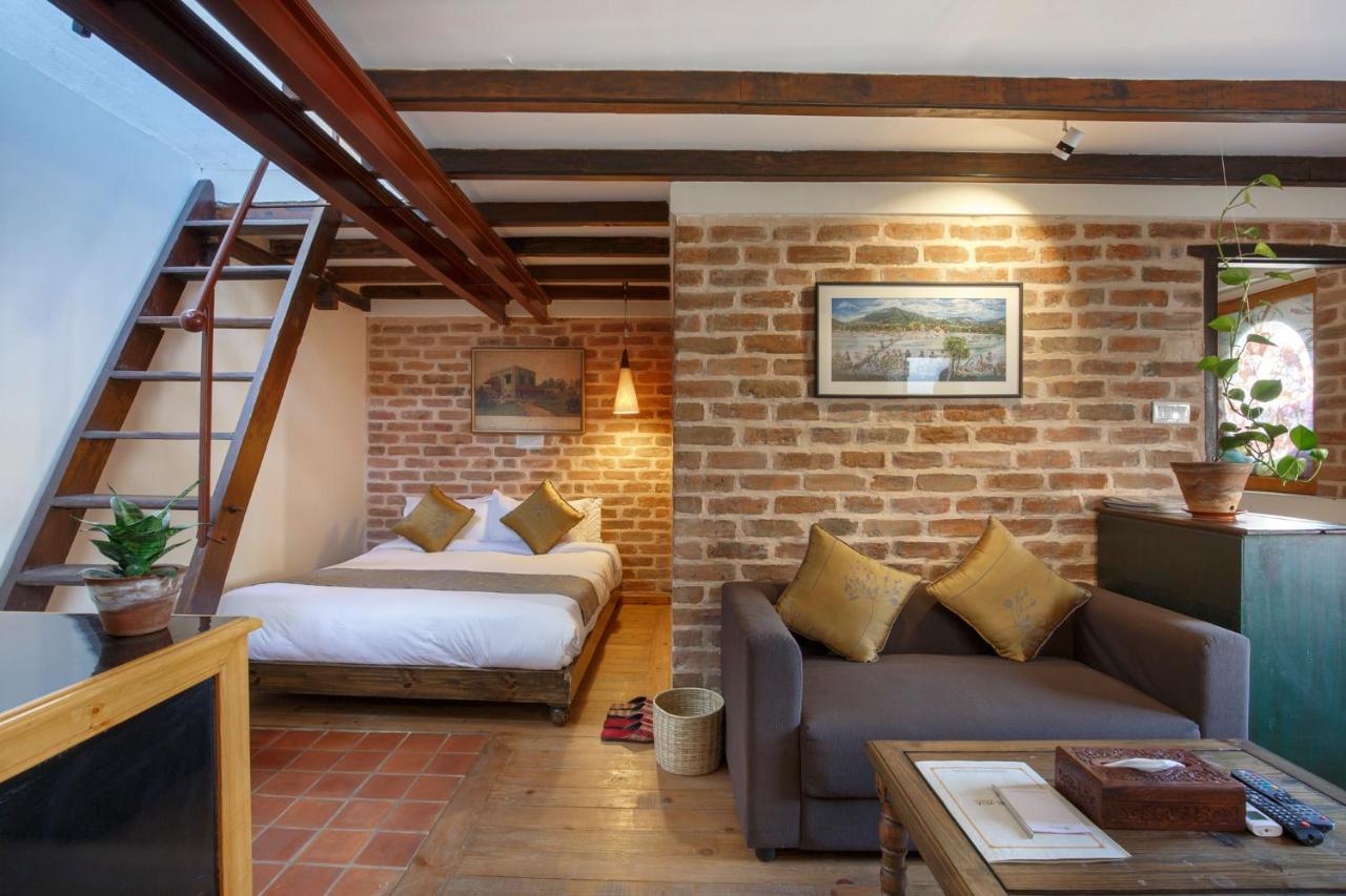 Thamel Villa Heritage Hotel กาฐมาณฑุ ภายนอก รูปภาพ