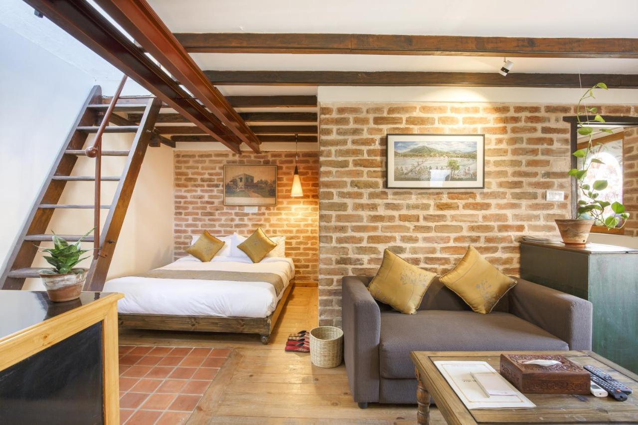 Thamel Villa Heritage Hotel กาฐมาณฑุ ภายนอก รูปภาพ